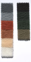 Sample Color Card #D Merino Wool Roving & Prefelt